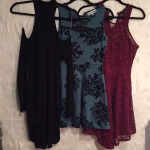 3 dressy dresses